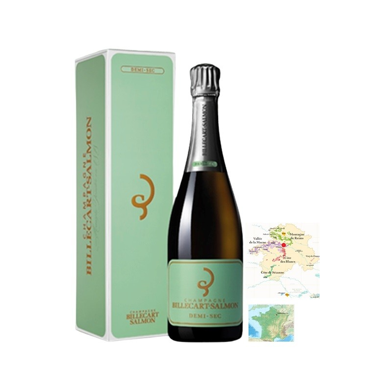 Champagne Billecart Salmon Demi-Sec AOP 75cl - Élégance et Finesse