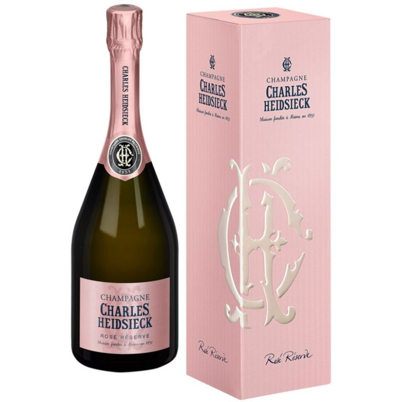 Charles Heidsieck Rosé Réserve 75 cl - Champagne haut de gamme