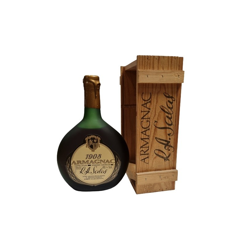 1908 Bas Armagnac R.A. Salas - 70 cl 40° - Un nectar d'exception