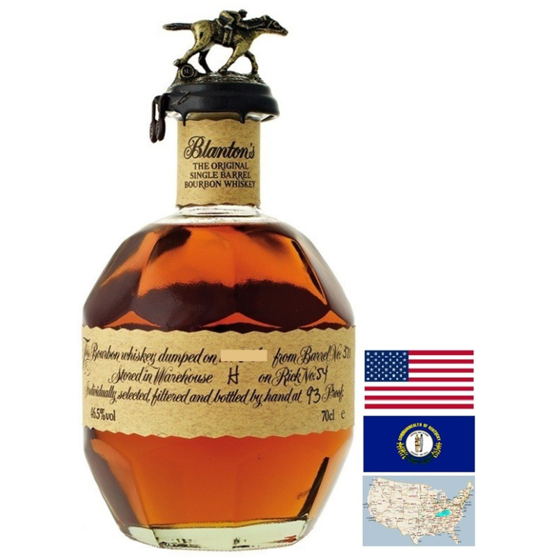 Blanton's Original Single Barrel Bourbon 70cl 46,5° - Whisky d'exception