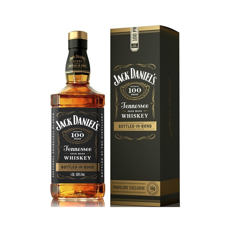 Jack Daniel's Bottled in Bond Tennessee Whiskey 100 cl 50° - Whiskey Haut de Gamme
