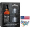 Coffret Jack Daniel's Old N°7 - Whiskey Tennessee avec 2 verres