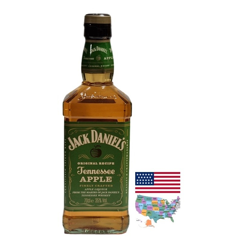 Jack Daniel's Apple Liqueur de Whiskey 70cl 35° - Boisson Premium