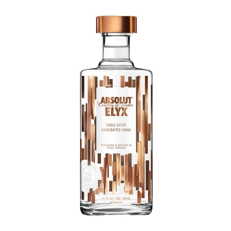 ABSOLUT ELYX VODKA SUÈDE 70CL - Vodka haut de gamme