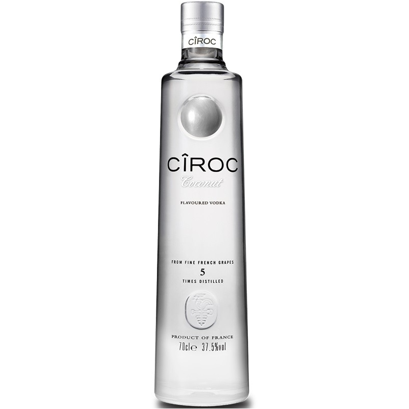 CIROC Coconut Vodka 70cl - Vodka aromatisée haut de gamme