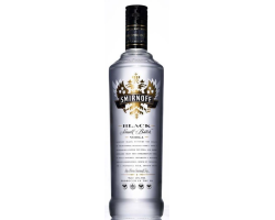 Smirnoff Black Vodka 70cl 40° - Une vodka de luxe d'Angleterre