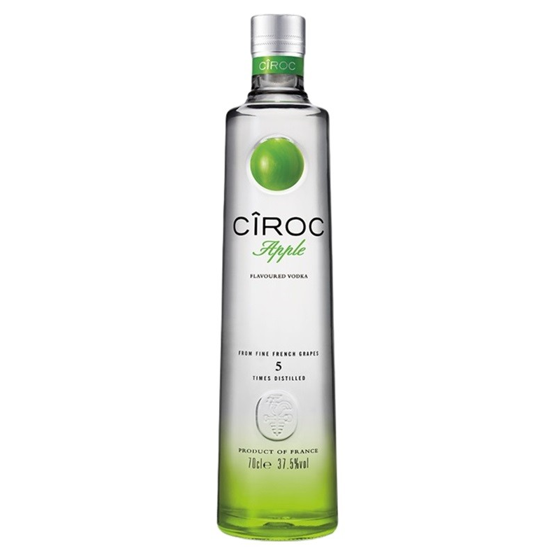 CIROC Apple Vodka 70cl - Vodka haut de gamme de France