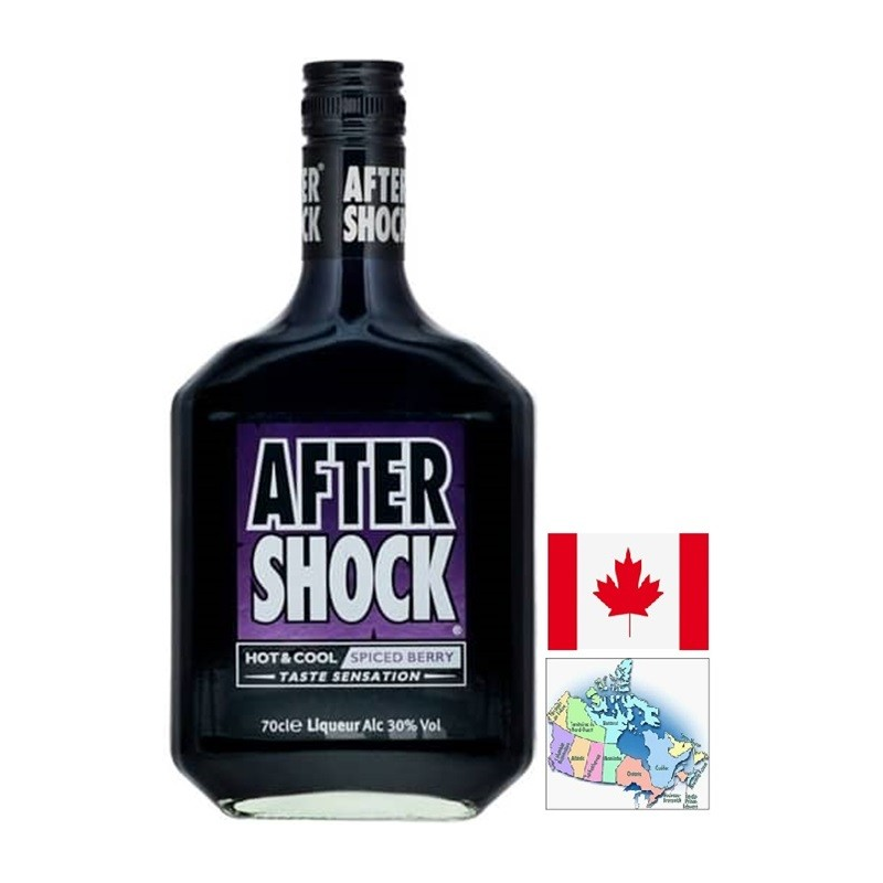 Afterschock Black Liqueur 707 cl - Liqueur Canadienne Premium