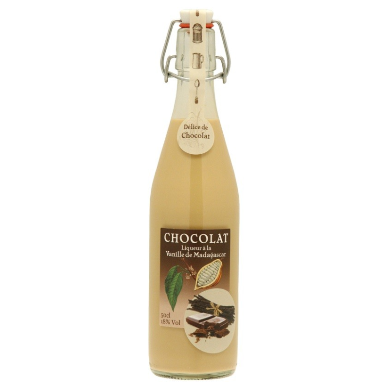 Chocolat Vanille Madagascar Liqueur de Miscault 50 cl - 18°