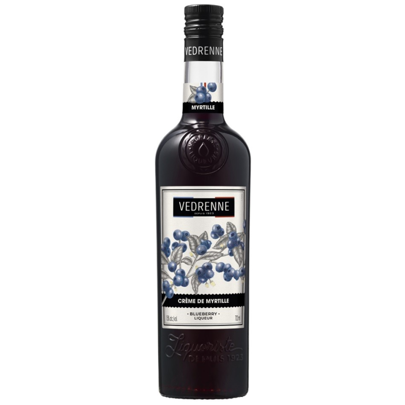 Crème de myrtille Vedrenne 70cl 15° - Liqueur artisanale française
