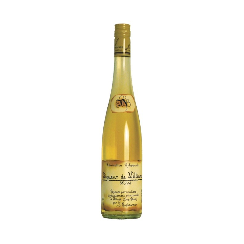 Poire Williams Liqueur Nusbaumer - Liqueur Alsacienne de 70cl, 35°