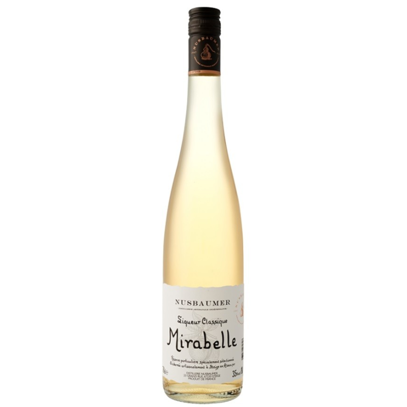 MIRABELLE LIQUEUR NUSBAUMER 70 CL - Spiritueux d'Alsace