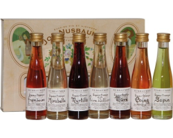 Coffret liqueurs alsaciennes Nusbaumer - 7x3cl de tradition artisanale
