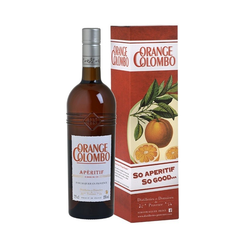 Orange Colombo Distilleries de Provence Apéritif - 75 cl - 15°C