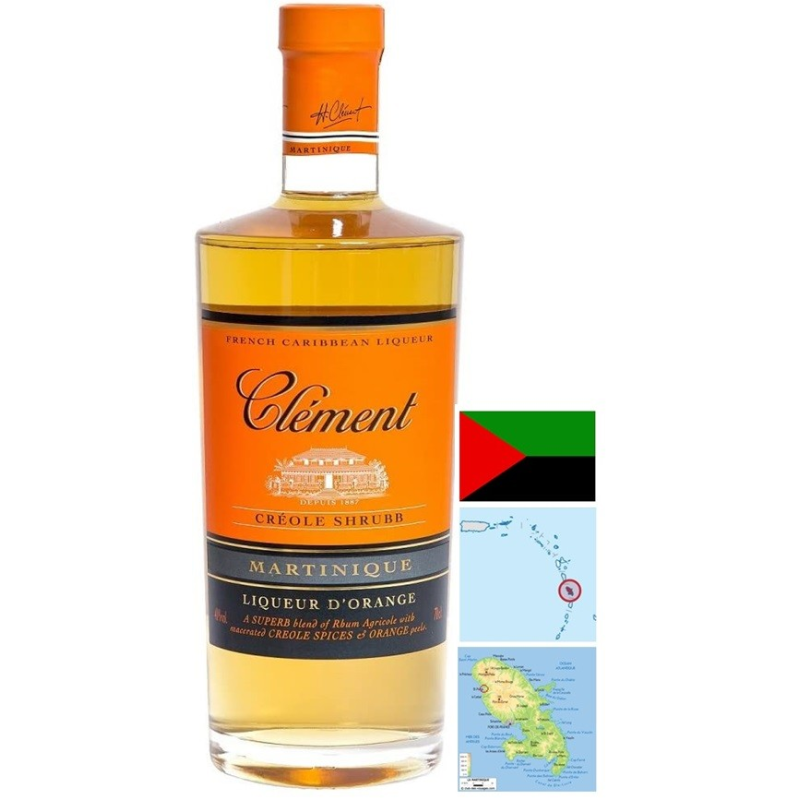 Shrubb Clément Liqueur Créole Martinique - 70 CL - 40°