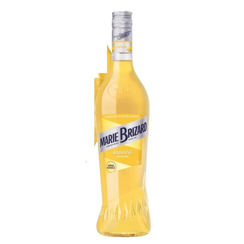 Banane Marie Brizard Liqueur 23° - Un goût exotique et raffiné
