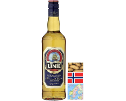 Achetez l'AKVAVIT LINIE - Eau de vie norvégienne 42° - 70CL