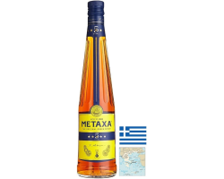 METAXA 5 Stars - Eau de vie grecque haut de gamme | 70 cl | 38°