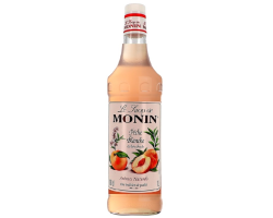 Sirop de pêche blanche Monin 100 cl - Arôme authentique pour cocktails