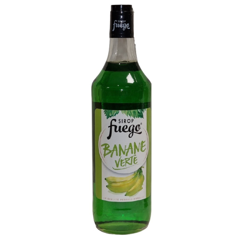Sirop de banane verte Fuego - 100 cl | Boissons de qualité
