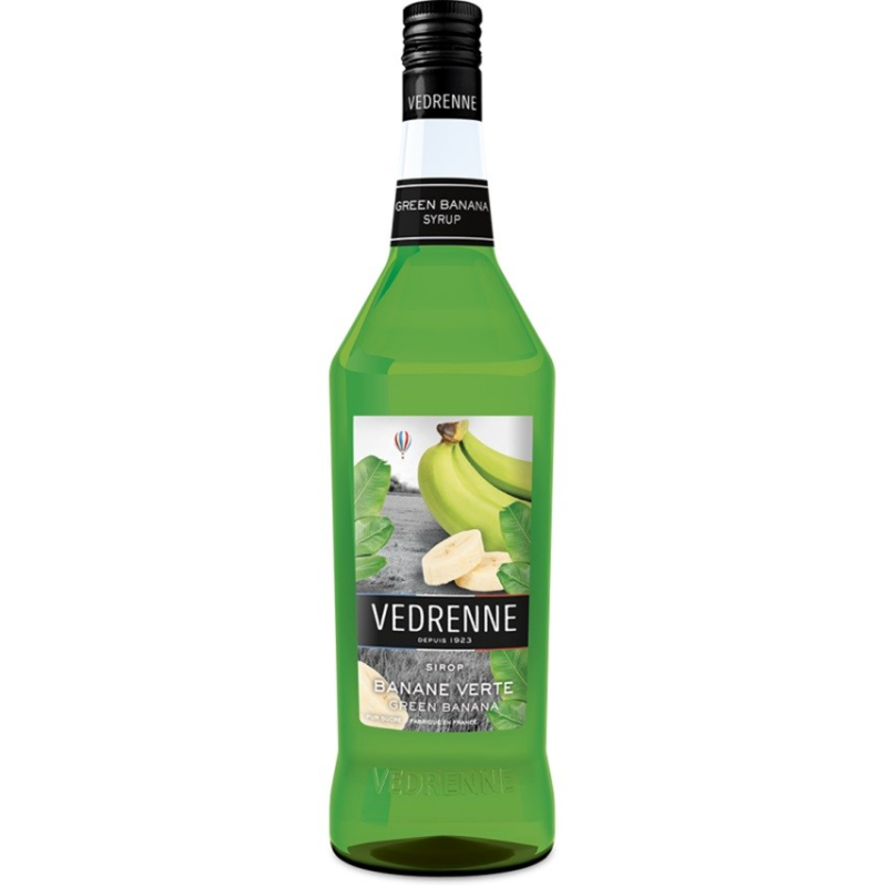 Sirop de banane verte Vedrenne - Boisson haut de gamme