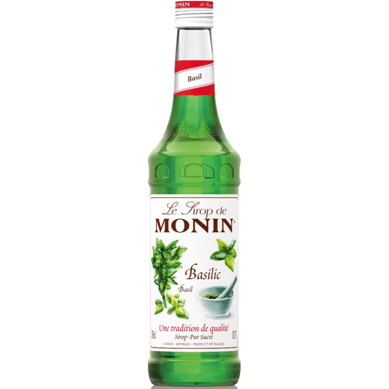 Sirop de basilic MONIN 70 cl - Saveur authentique pour cocktails