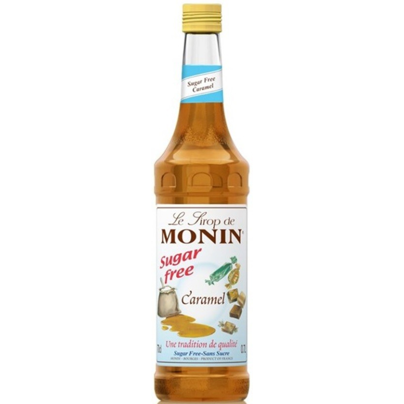 Sirop de caramel sans sucre Monin 70cl - Boissons légères et gourmandes