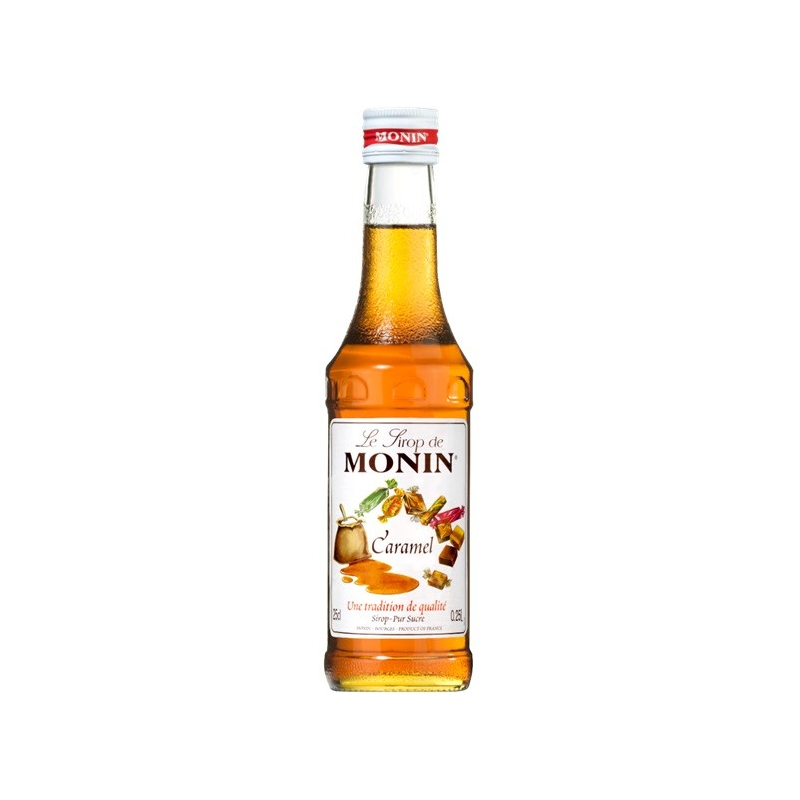 Sirop de caramel Monin 25cl - Goût authentique pour vos boissons