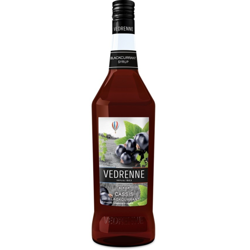 Sirop de cassis Vedrenne – Boisson haut de gamme - 100 cl