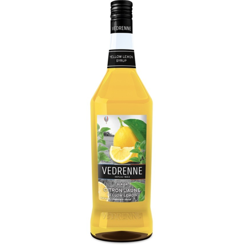Sirop de citron jaune Vedrenne 100 cl - Boisson fraîche