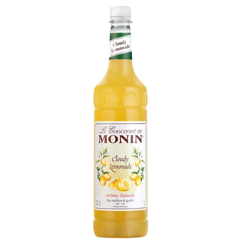 CLOUDY LEMONADE BASE SIROP MONIN 100 CL - Sirop de citron rafraîchissant