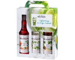 Coffret Virgin Monin Sirop 3x25 cl - Sirops de qualité supérieure