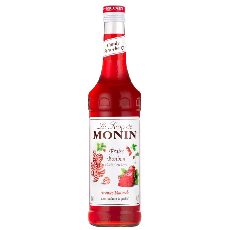 Sirop de fraise bonbon Monin 70 cl | Boisson gourmande