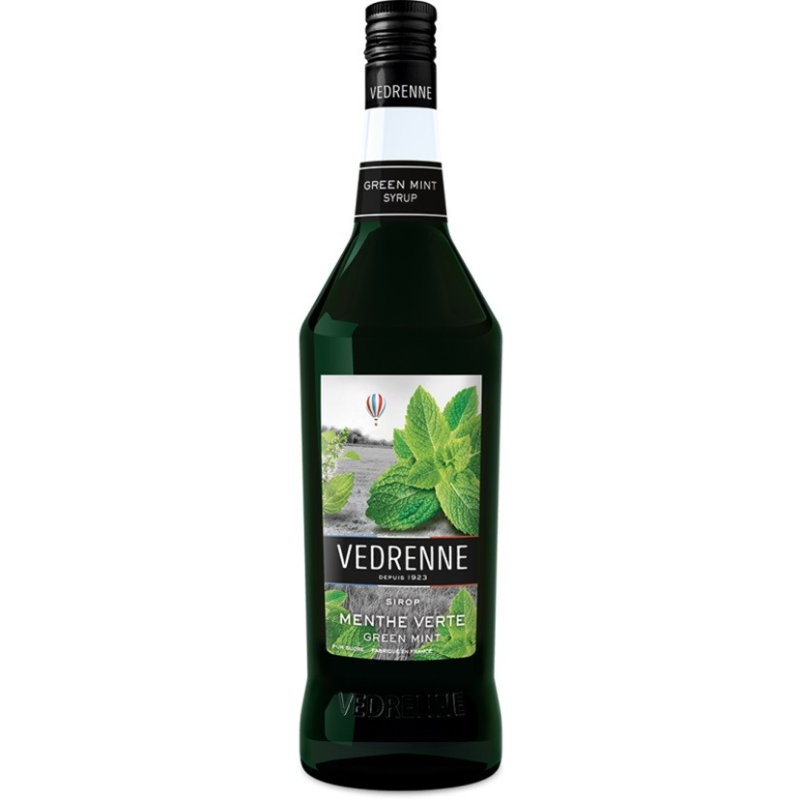 Sirop de menthe verte Vedrenne 100 cl - Boisson rafraîchissante