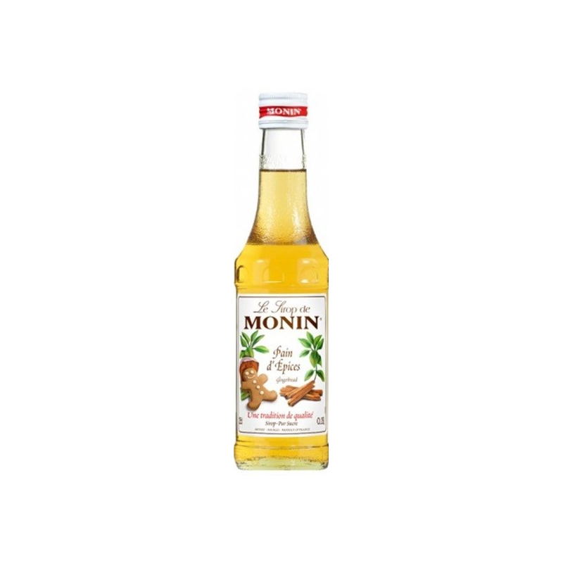 Sirop de pain d'épices Monin 25 cl - Saveur authentique pour vos boissons