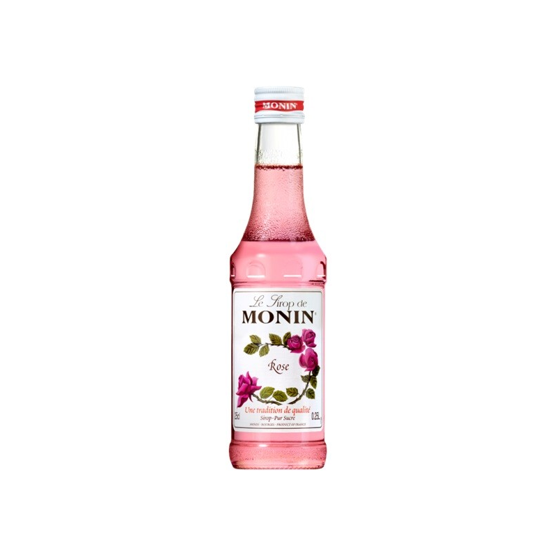 Sirop de rose Monin 25cl - Boissons raffinées