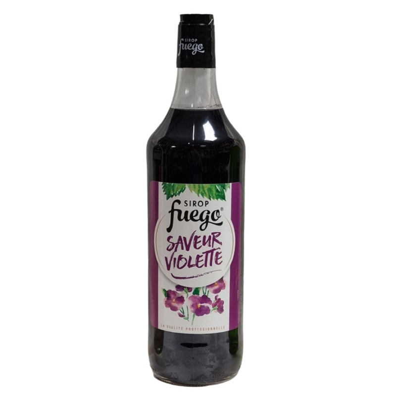 VIOLETTE FUEGO Sirop 100 CL - Sirop de Violette Authentique