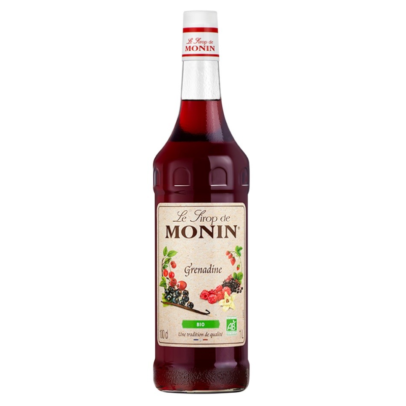 Grenadine bio Monin 100 cl – Boissons savoureuses et naturelles