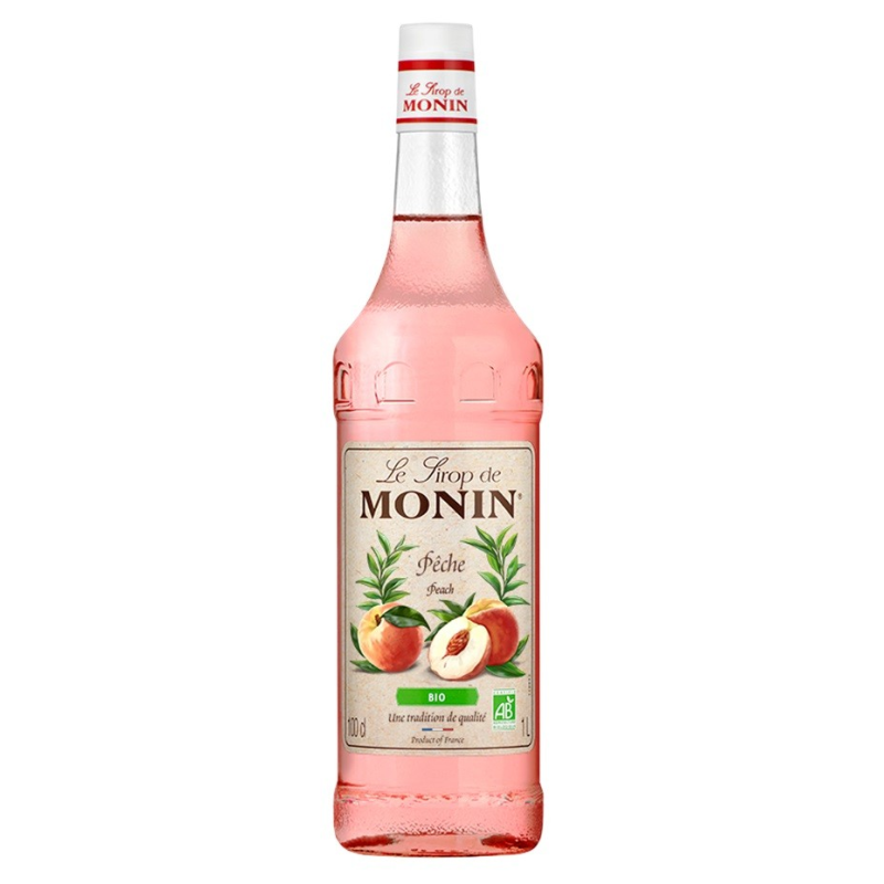 Sirop de Pêche Bio Monin 100 cl - Goût Authentique