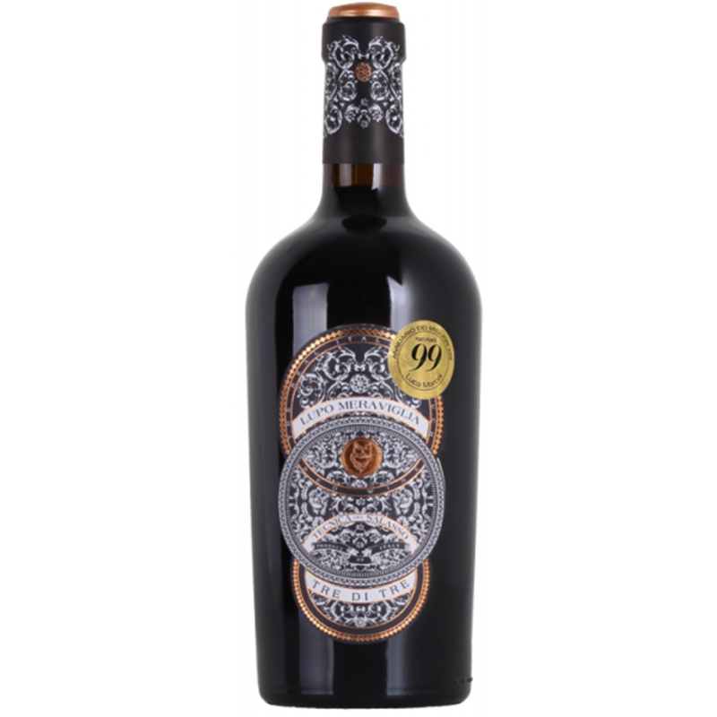 Lupo Meraviglia 'Tre di Tre' Botter Puglia Italie 75cl 2022 - Vin haut de gamme