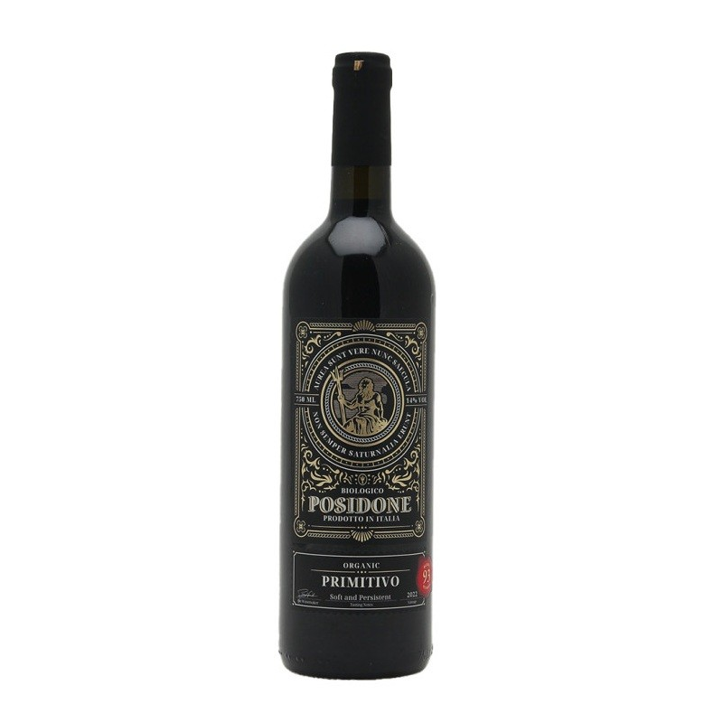 Primitivo Puglia Corvezzo Posidone 2024 IGT - Vin Bio des Pouilles