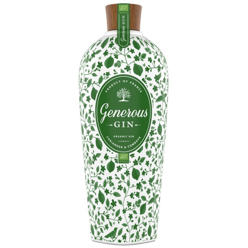 Generous Organic Bio Gin France - 70CL - 44° | Achat en ligne