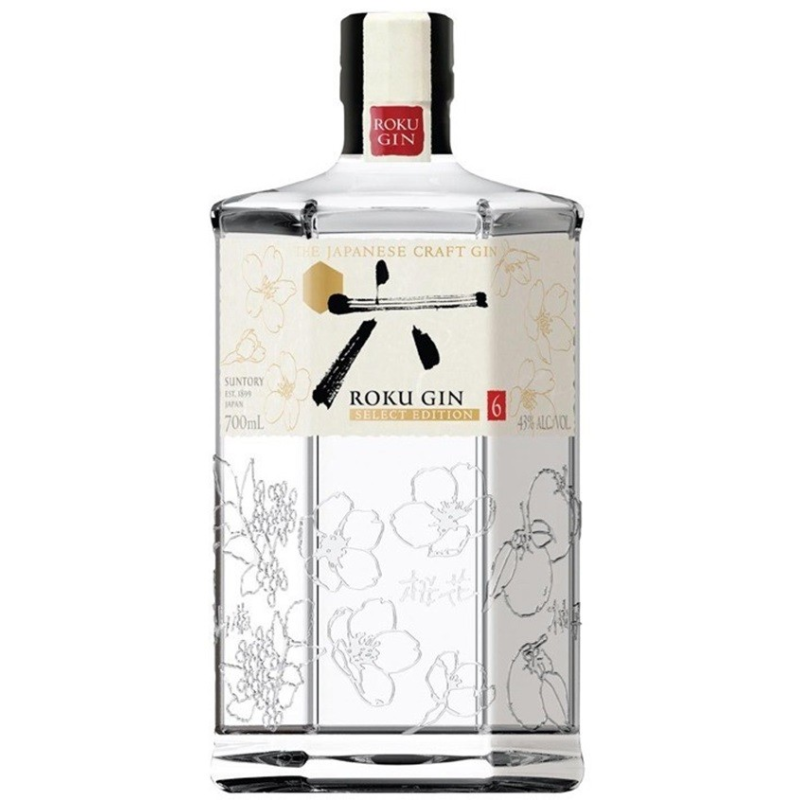Roku Gin Japon 70 cl 43° - Select Edition 6 | Profitez de la qualité japonaise