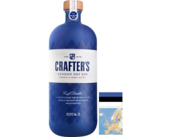 Crafter's recette n°23 "Blue" gin - Estonie 70cl 43°