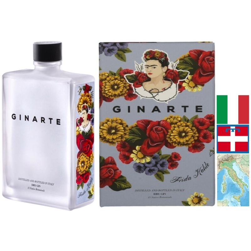 Ginarte Frida Kahlo Gin Italie 70 cl - 43.5° | Spiritueux Haut de Gamme