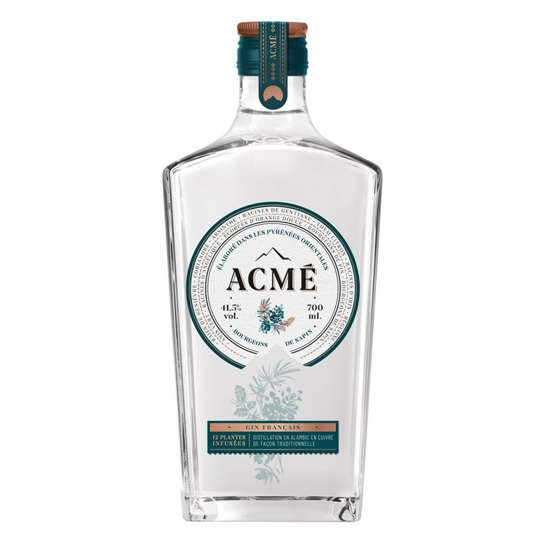 ACMÉ Gin France 70 cl 41°5 - Un gin haut de gamme d'Occitanie
