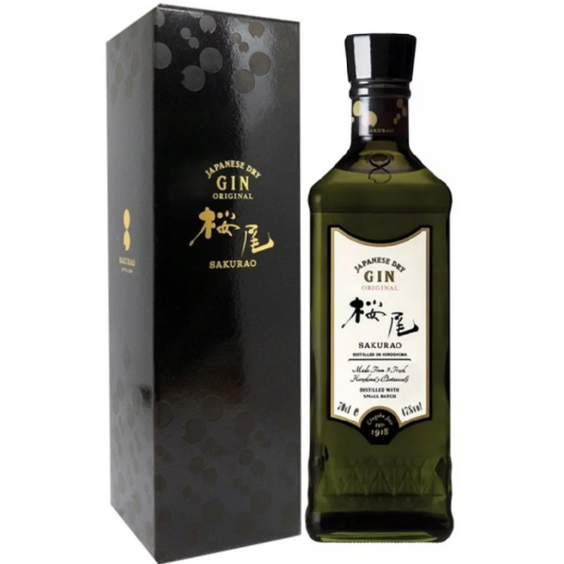 SAKURAO ORIGINAL GIN Japon 70cl 47° - Un gin d'exception