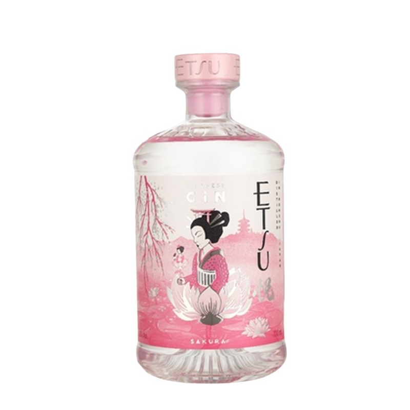ETSU Sakura Gin Japon 20cl 43° - Un gin haut de gamme