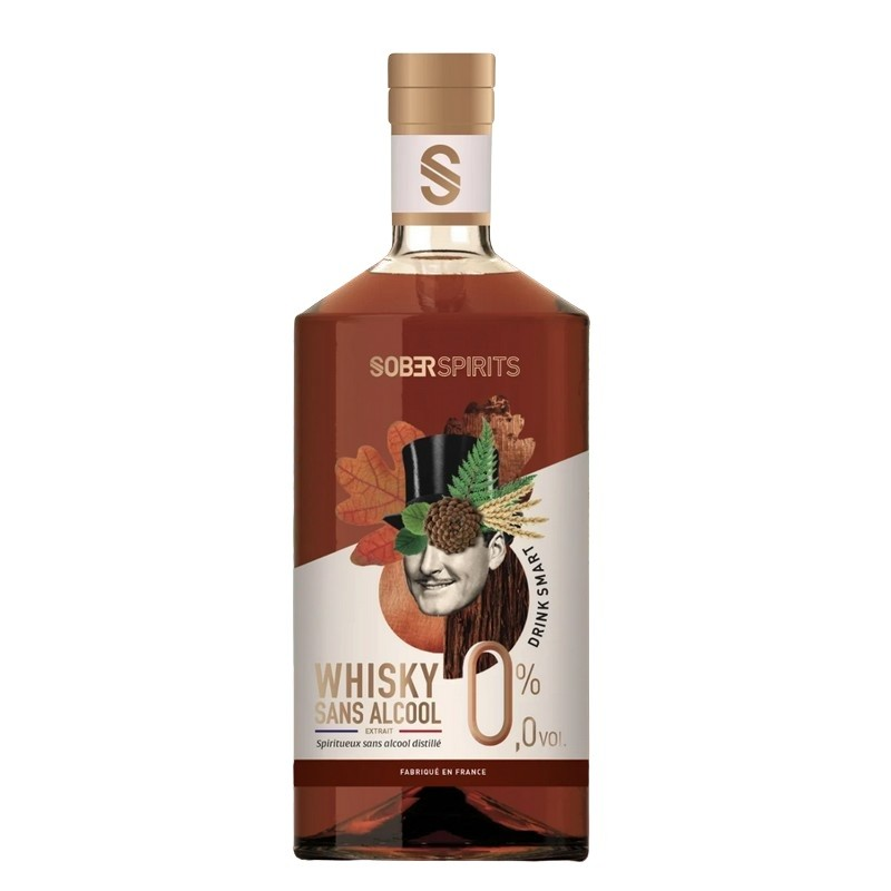 Sober Whisky Bourbon Sans Alcool 50cl - Goût Authentique