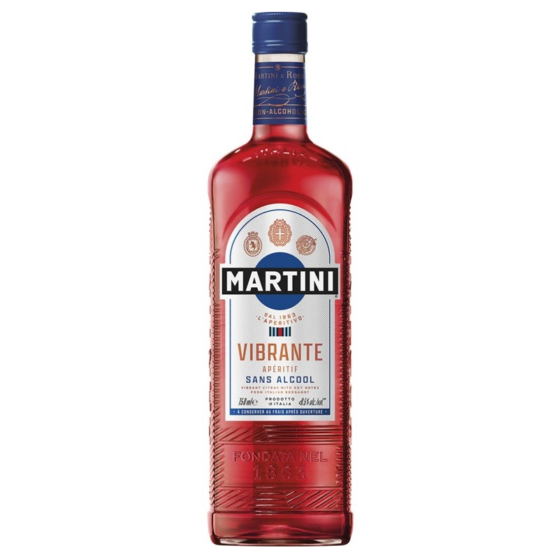 Martini vibrante sans alcool 75cl – Apéritif haut de gamme